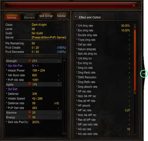 Check Stats