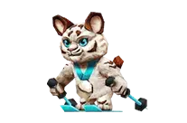 Skiing Tiger: Normal