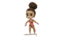 Surfing Girl: Normal