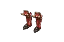 Crimson Skull Boots