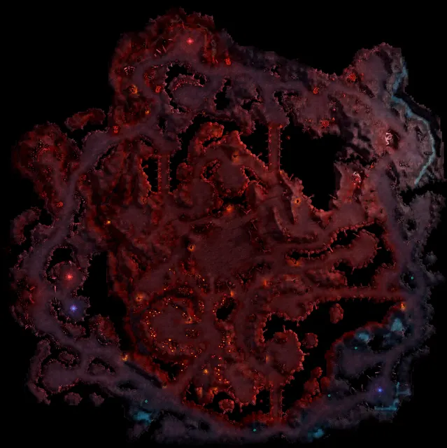 Map of Uruk Mountain 1 on MU International