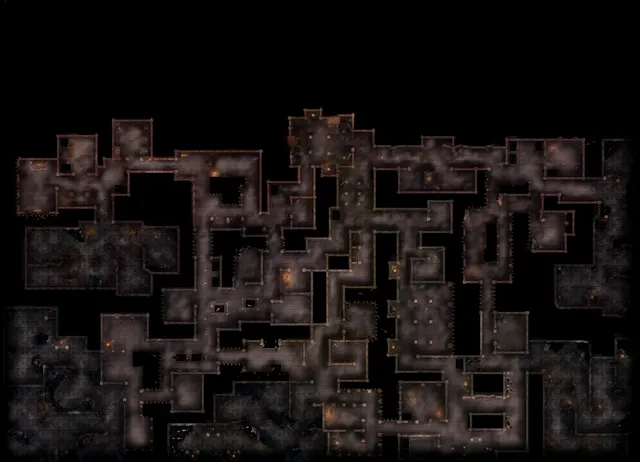 Map of Deep Dungeon 2