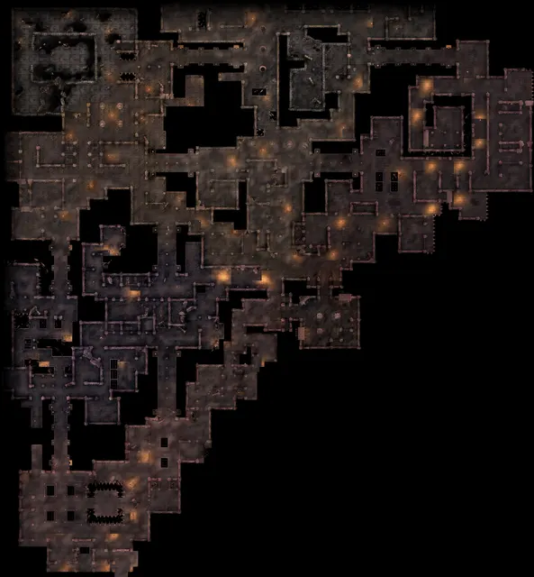 Map of Deep Dungeon 3