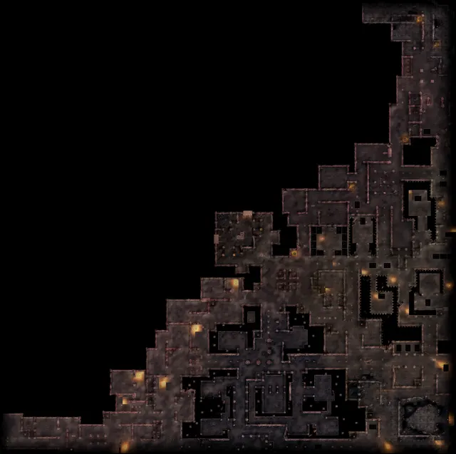 Map of Deep Dungeon 4