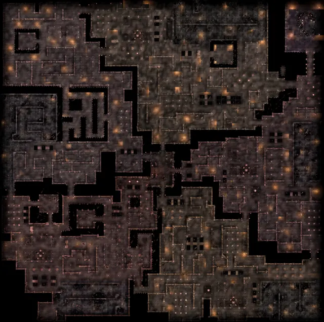 Map of Deep Dungeon 5