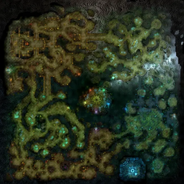 Map of Swamp of Darkness