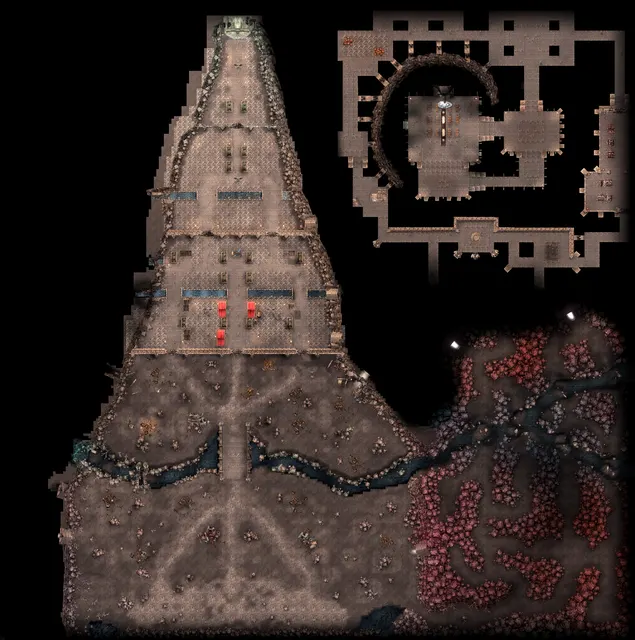Map of Castle Siege